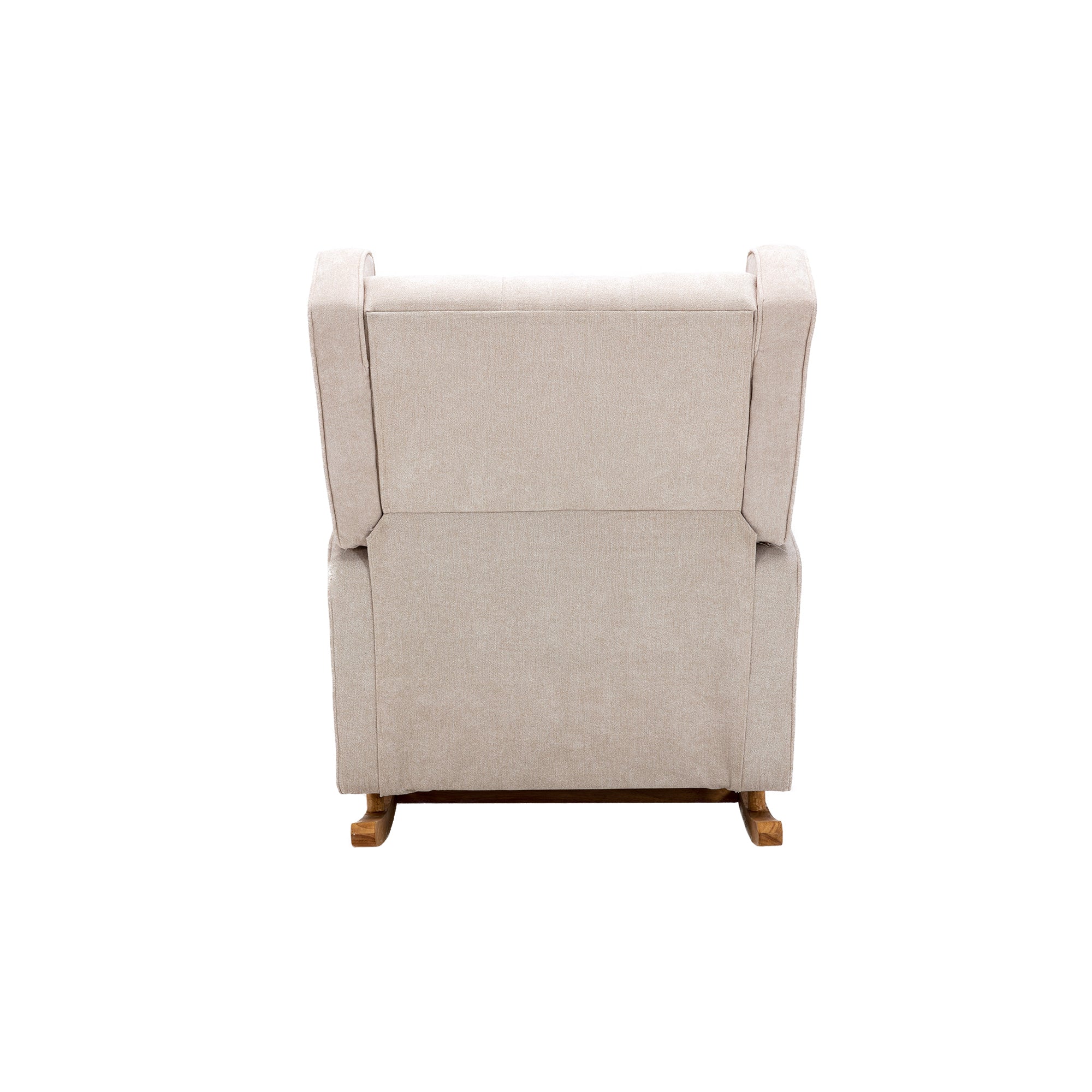 Linen Fabric Accent Rocking Chair