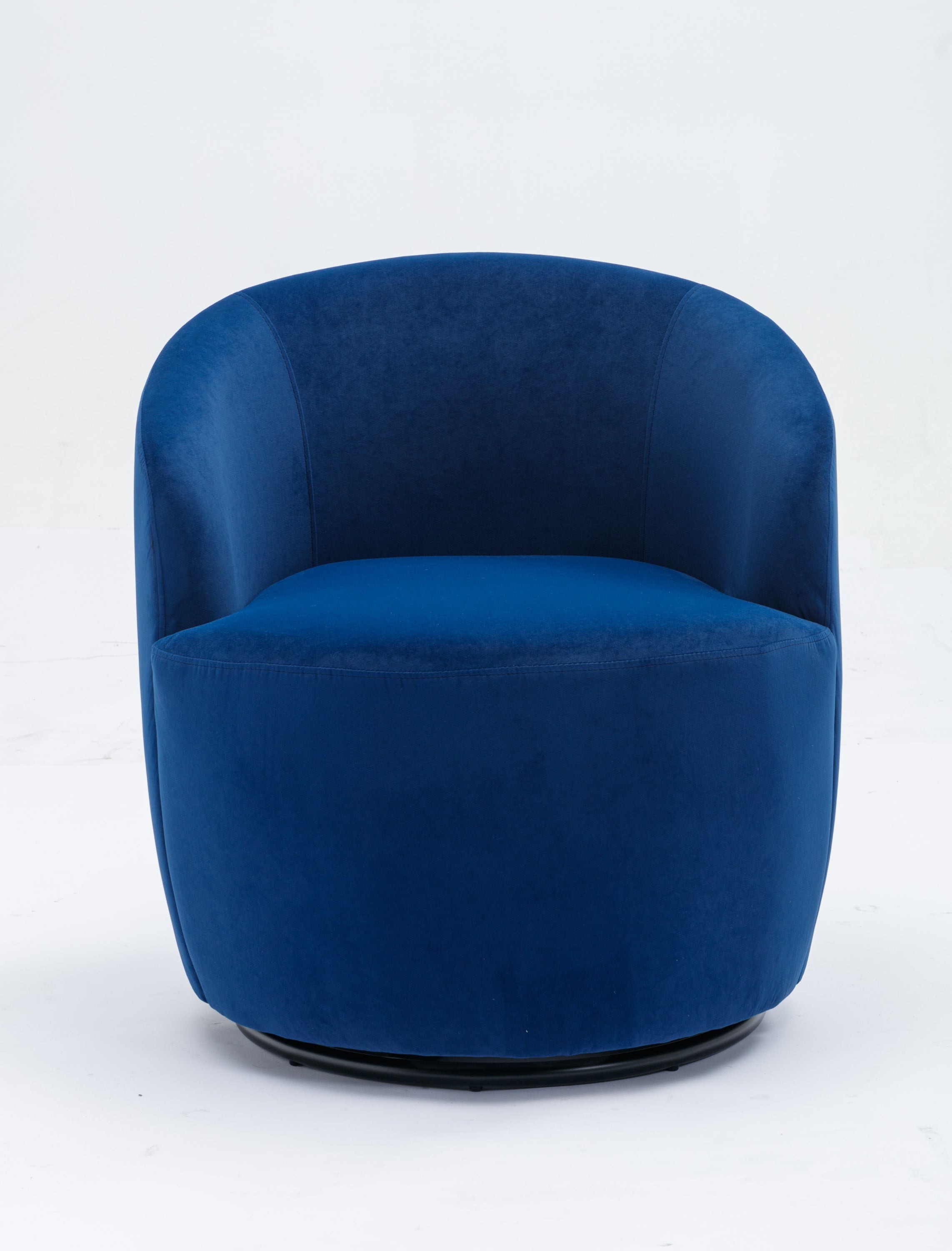 Nikki Luxury Velvet Swivel Accent Barrel Chair